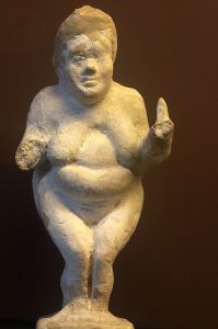 Overweight Woman Statue