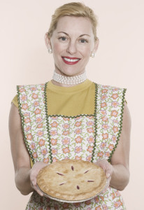 Housewife with Fresh Pie